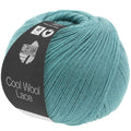 LANA GROSSA Cool Wool Lace, Farbe 05 Minttürkis, 1 Knäuel mit 50 g