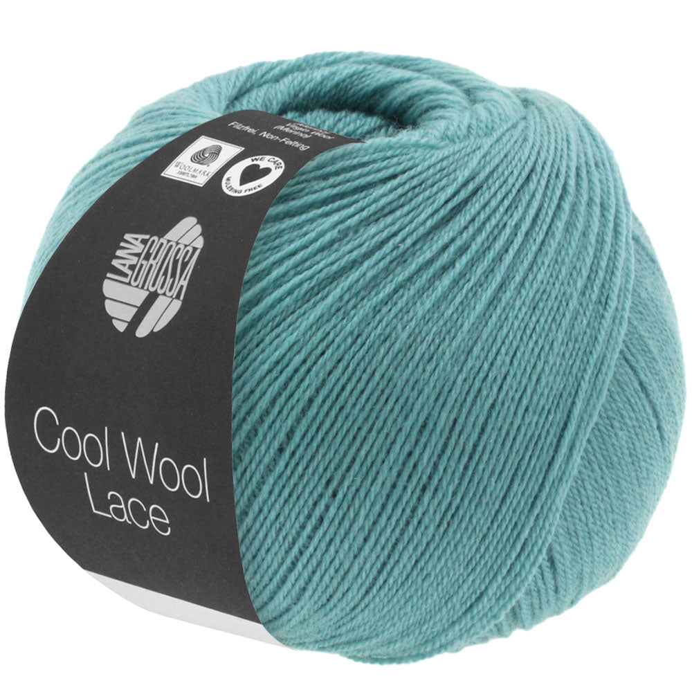LANA GROSSA Cool Wool Lace, Minttürkis 05, 50 g / 400 m